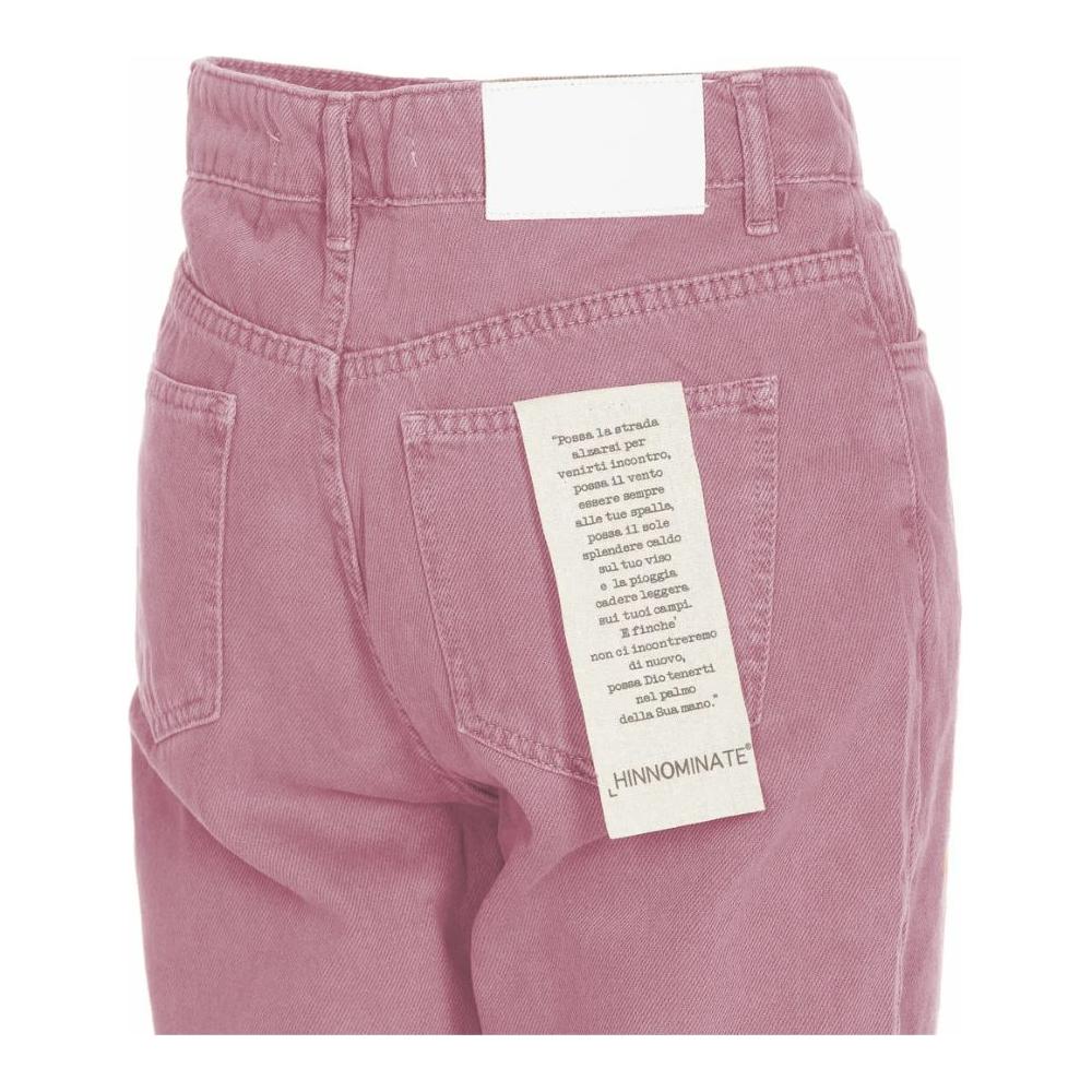 Hinnominate Pink Cotton Jeans & Pants Hinnominate