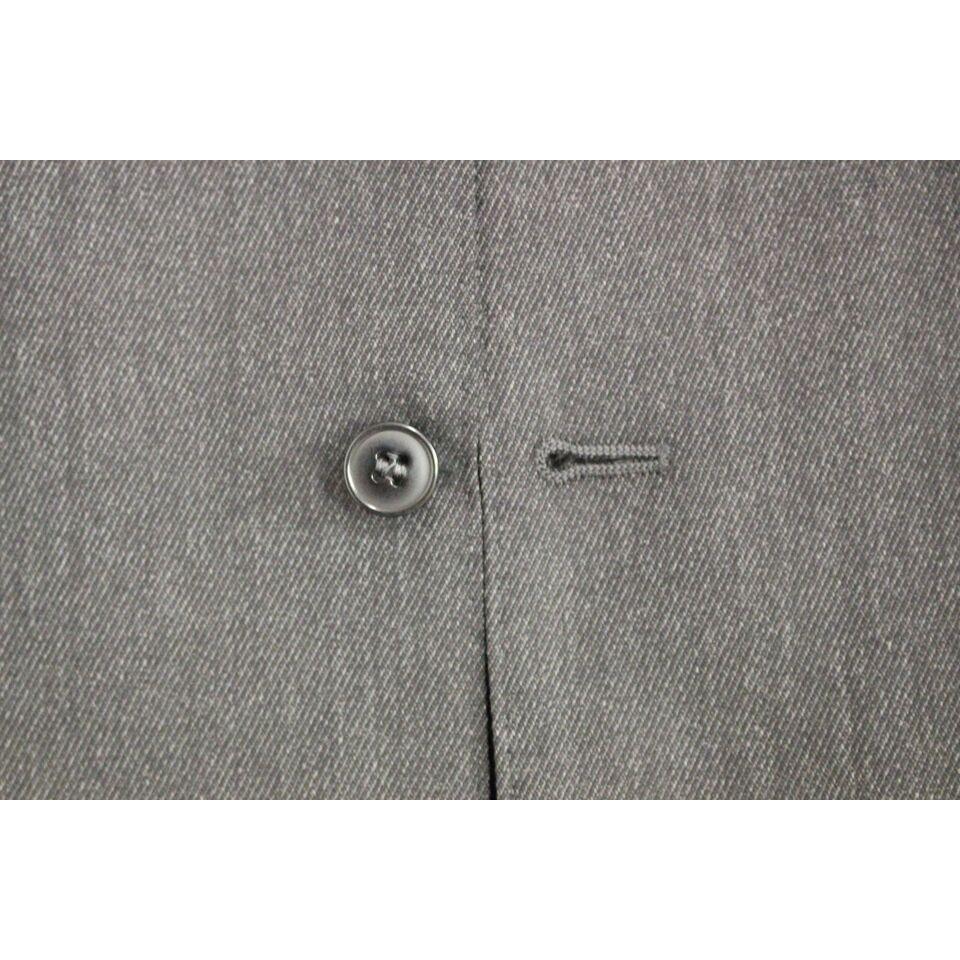 Dolce & Gabbana Gray Wool Formal Dress Vest Gilet Weste Dolce & Gabbana