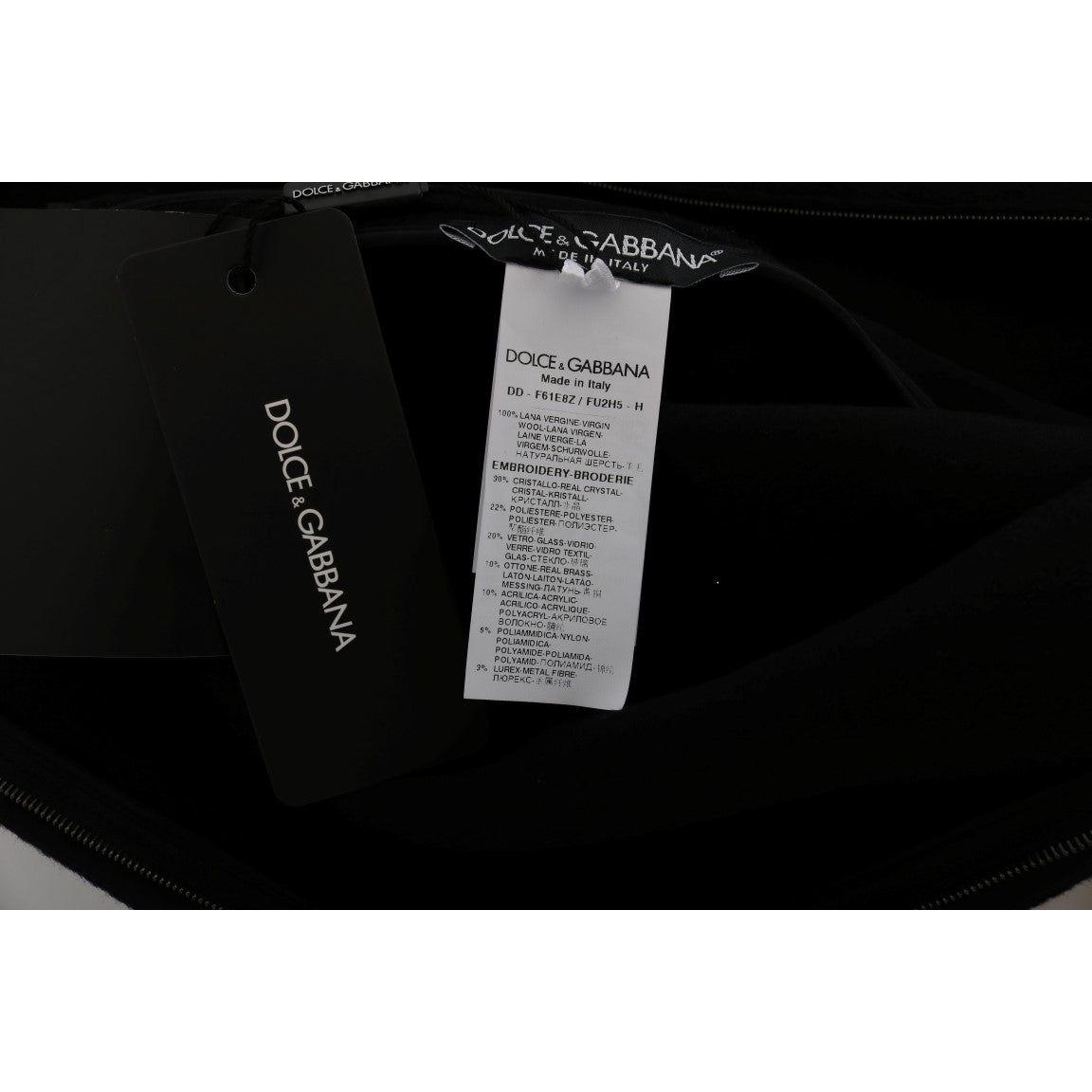 Dolce & Gabbana Black I AM A PRINCESS Crystal Shift Dress Dolce & Gabbana