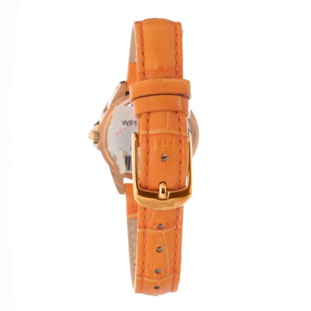 Folli Follie Orange Leather Dress Watch Folli Follie