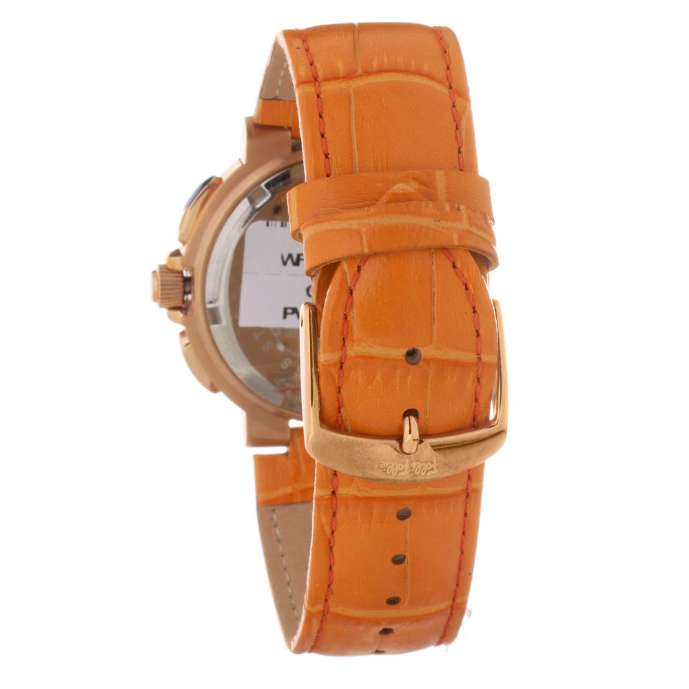 Folli Follie Orange Leather Dress Watch Folli Follie