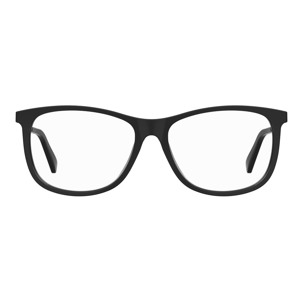 Love Moschino Black Acetate Glasses (Frames) Love Moschino