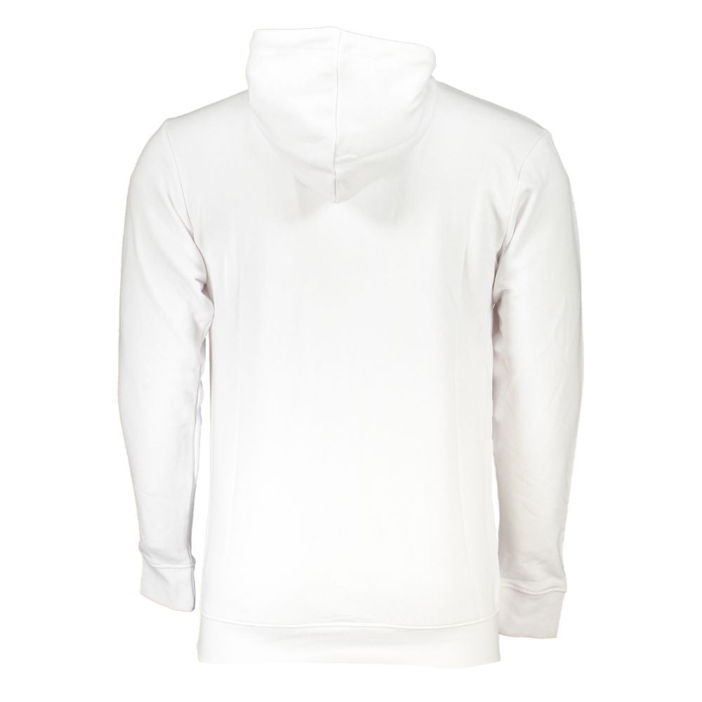 Cavalli Class White Cotton Sweatshirt Cavalli Class