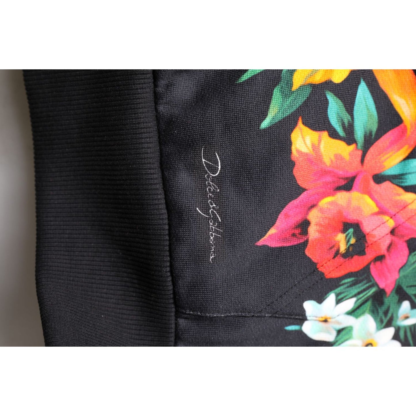 Dolce & Gabbana Multicolor Print Hooded Sweatshirt Sweater