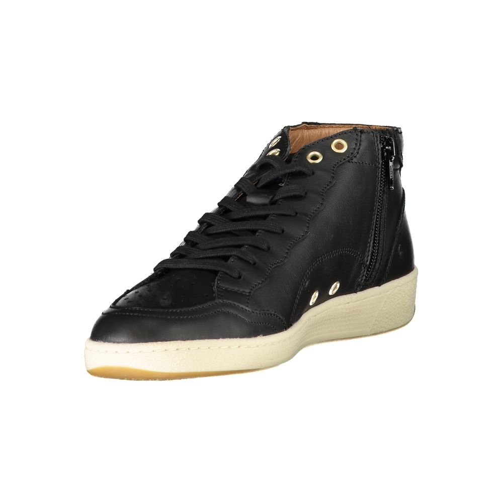Blauer Black Polyester Athletic Sneakers