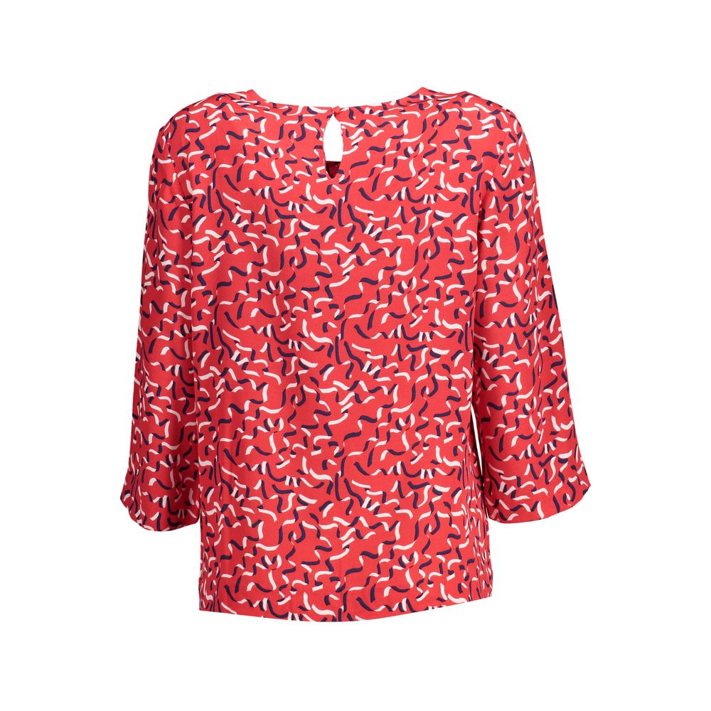 Gant Red Viscose Pattern Shirt