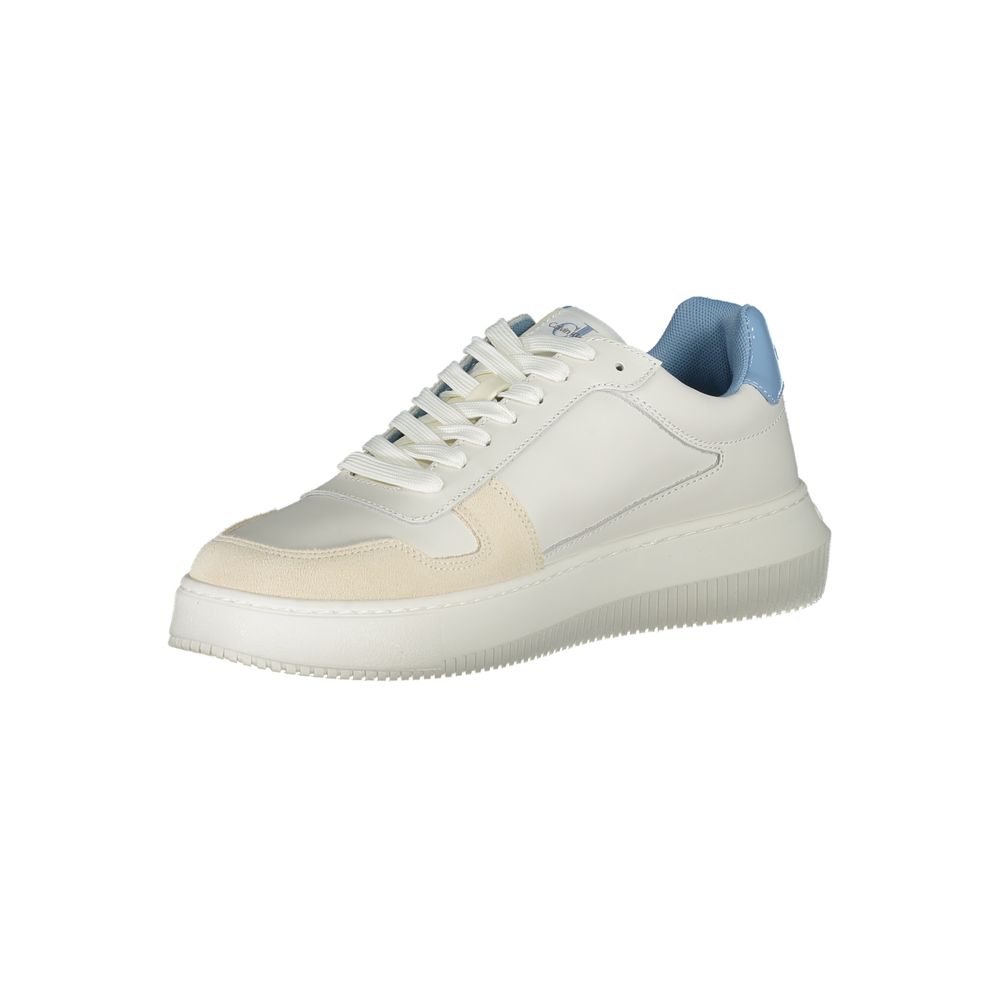 Calvin Klein White Polyester Athletic Sneakers Calvin Klein