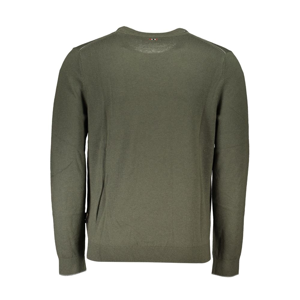 Napapijri Green Fabric Sweatshirt