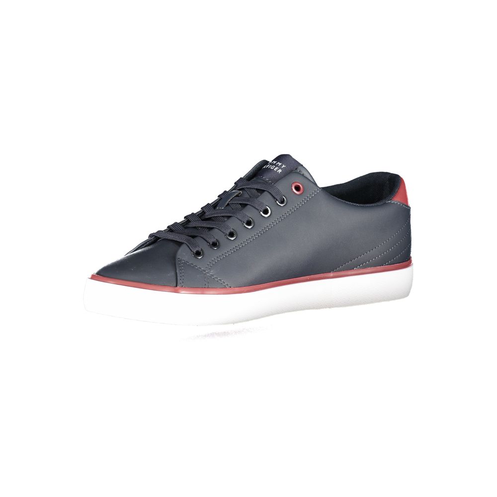 Tommy Hilfiger Blue Polyester Athletic Sneakers