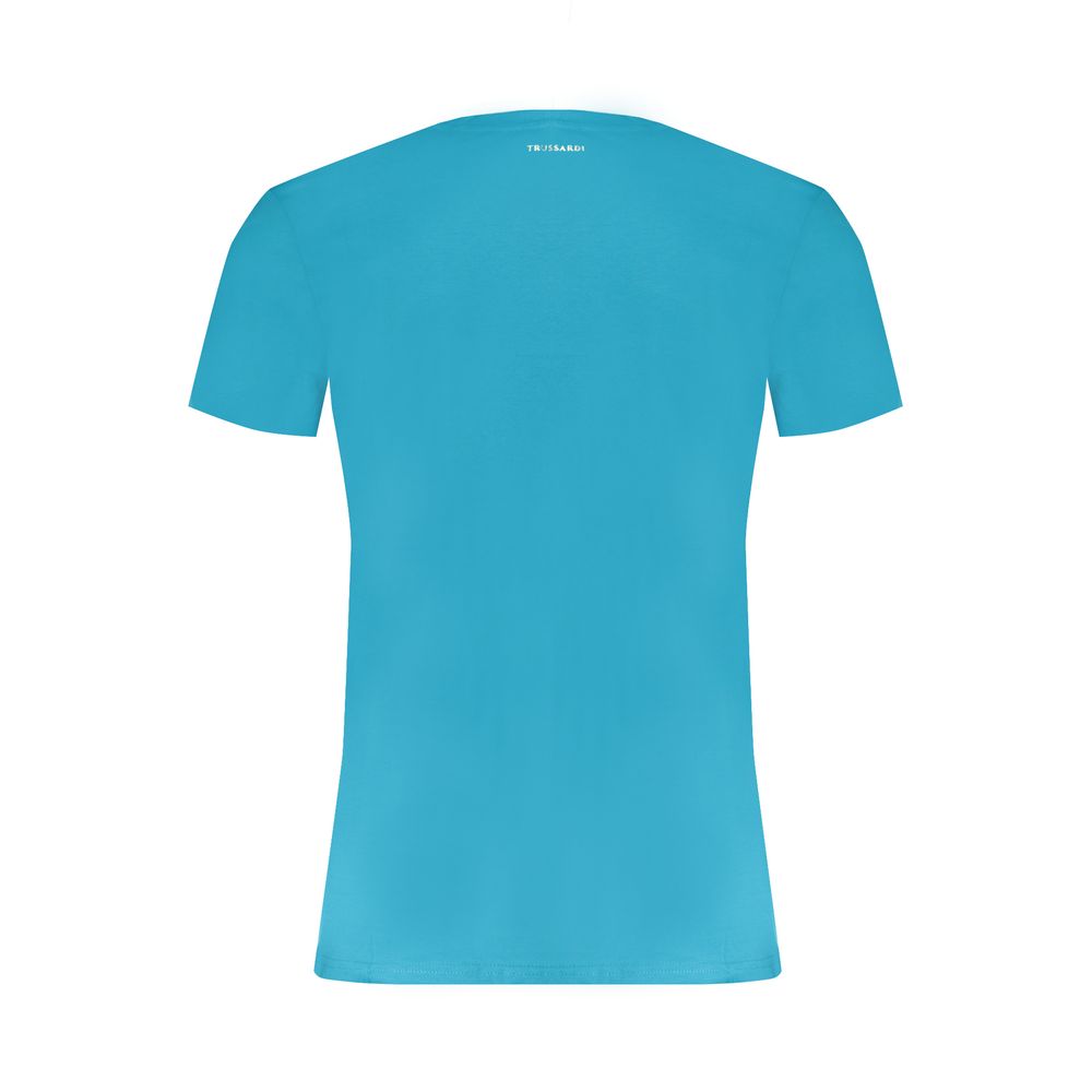 Trussardi Blue Cotton T-Shirt Trussardi