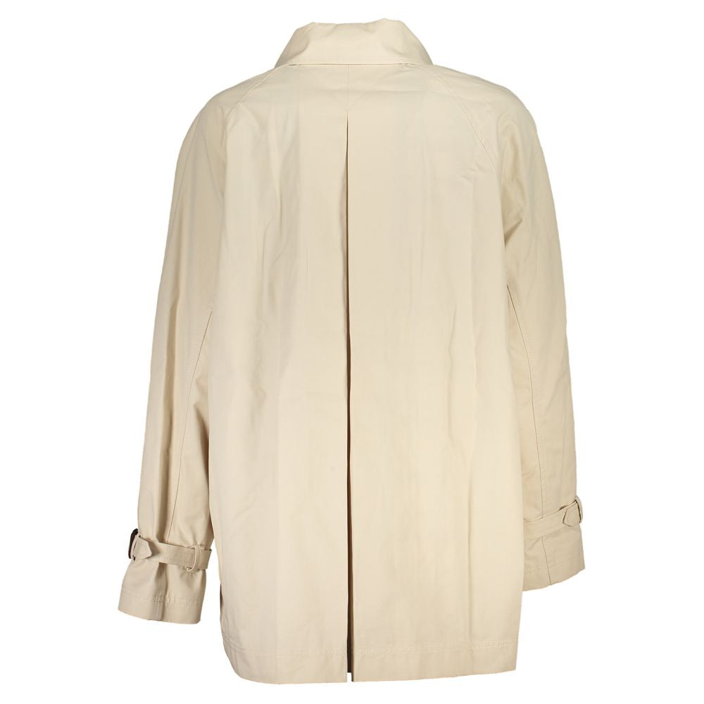 Tommy Hilfiger Beige Cotton Trench Coat