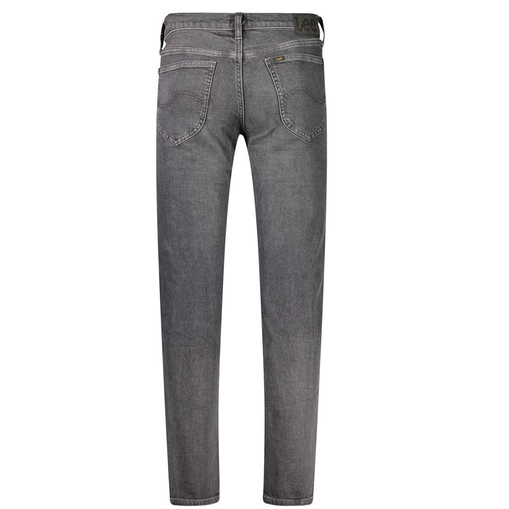 Lee Black Cotton Straight-Leg Jeans