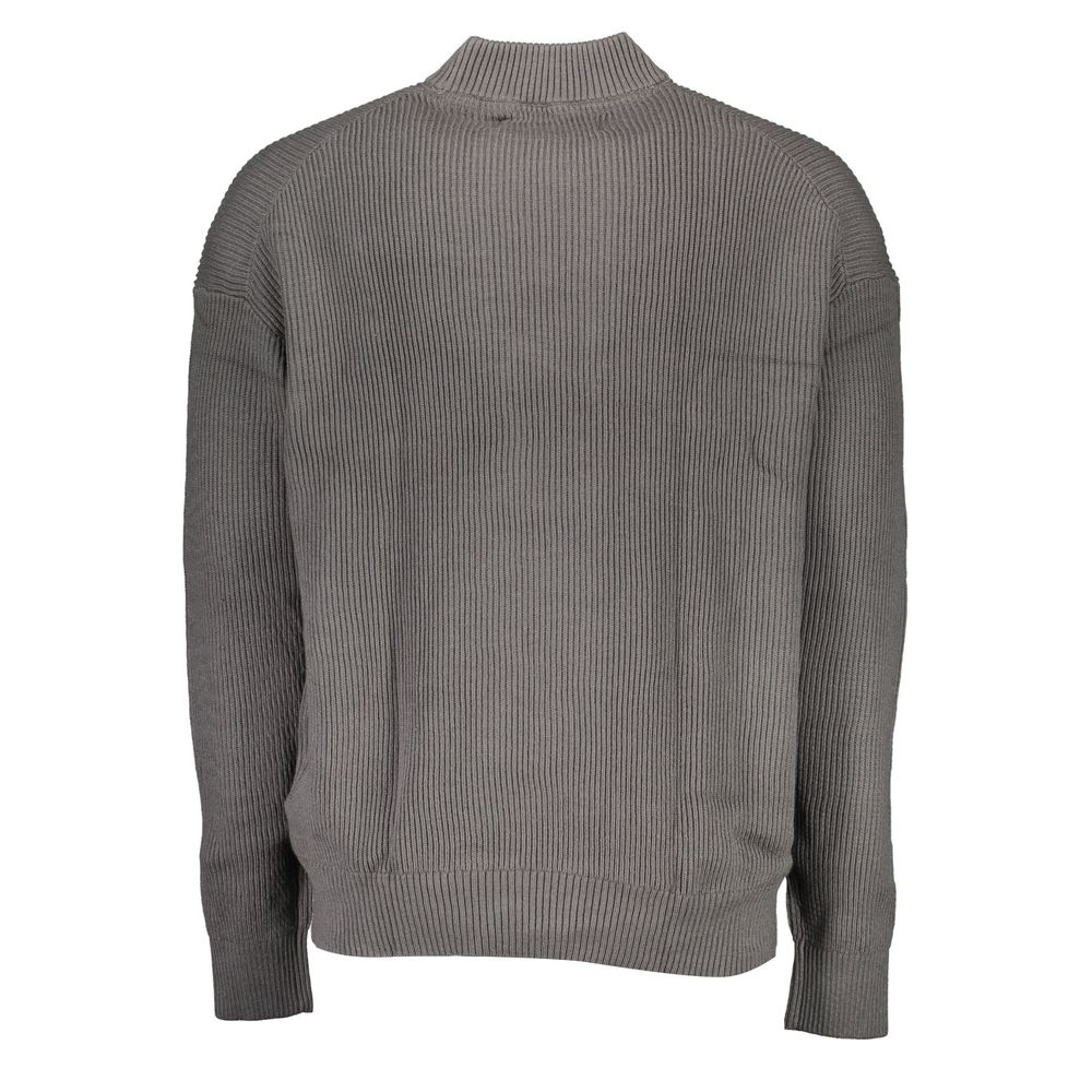 Calvin Klein Gray Cotton Sweatshirt
