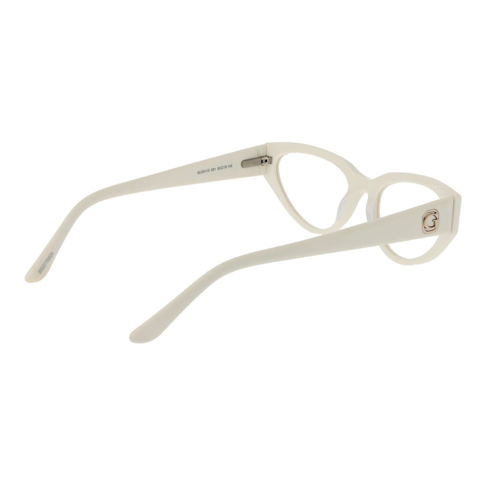 Guess White Acetate Glasses (Frames) Guess