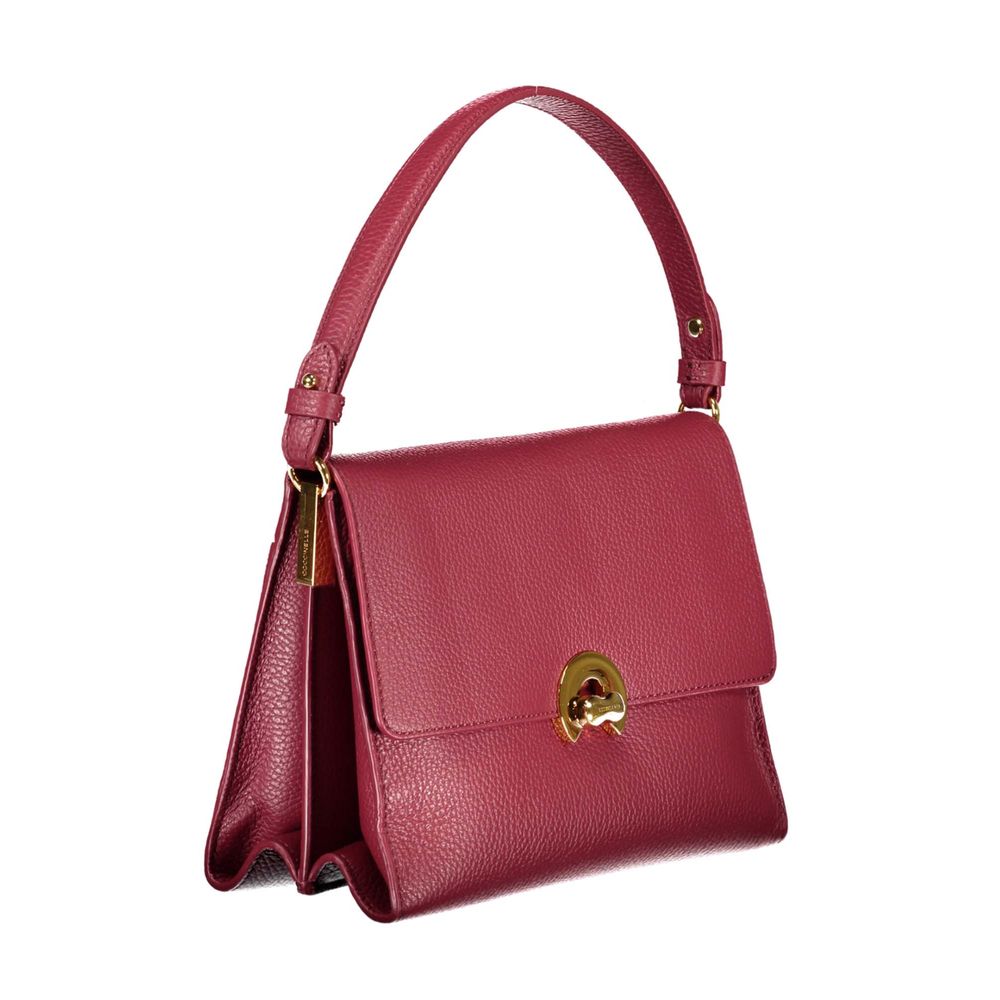 Coccinelle Red Leather Shoulder Bag