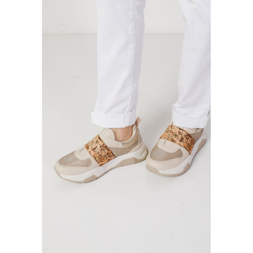 Blauer White Cotton Casual Pants Blauer