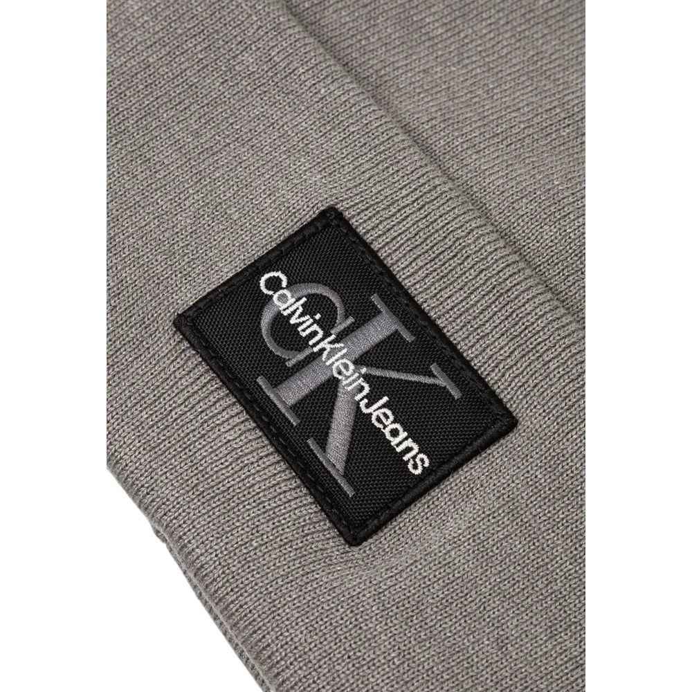 Calvin Klein Jeans Gray Cotton Cap (Baseball Hat) Calvin Klein Jeans