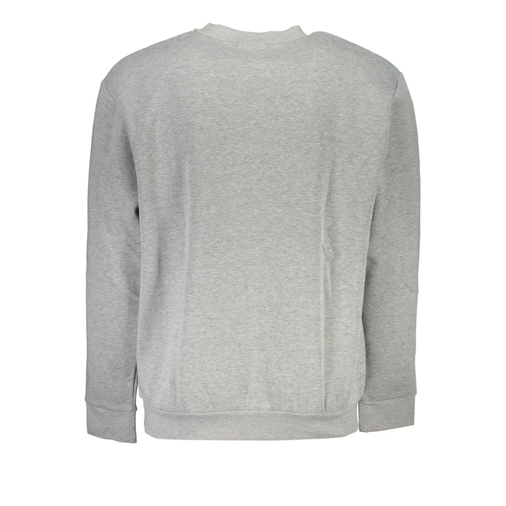 Cavalli Class Gray Cotton Sweatshirt Cavalli Class