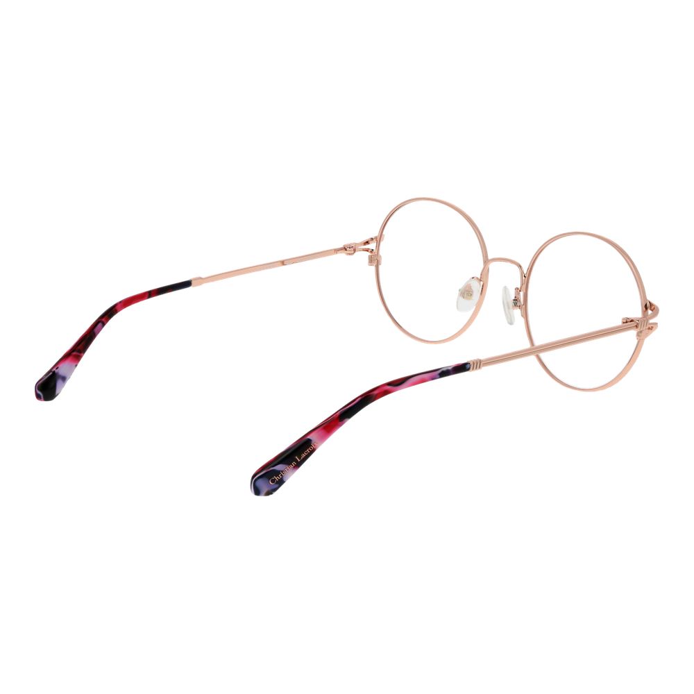 Christian Lacroix Beige Metal Glasses (Frames) Christian Lacroix