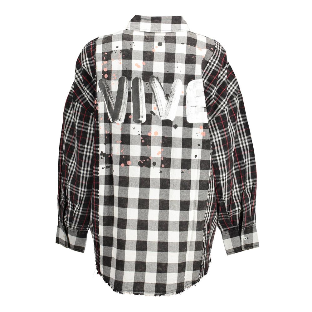 Desigual Black Cotton Shirt