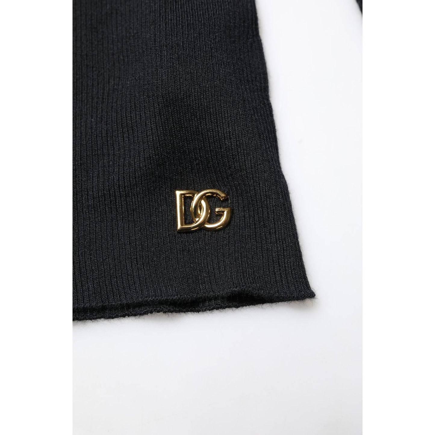 Dolce & Gabbana Black Cashmere Turtleneck Knitted Blouse Top Dolce & Gabbana