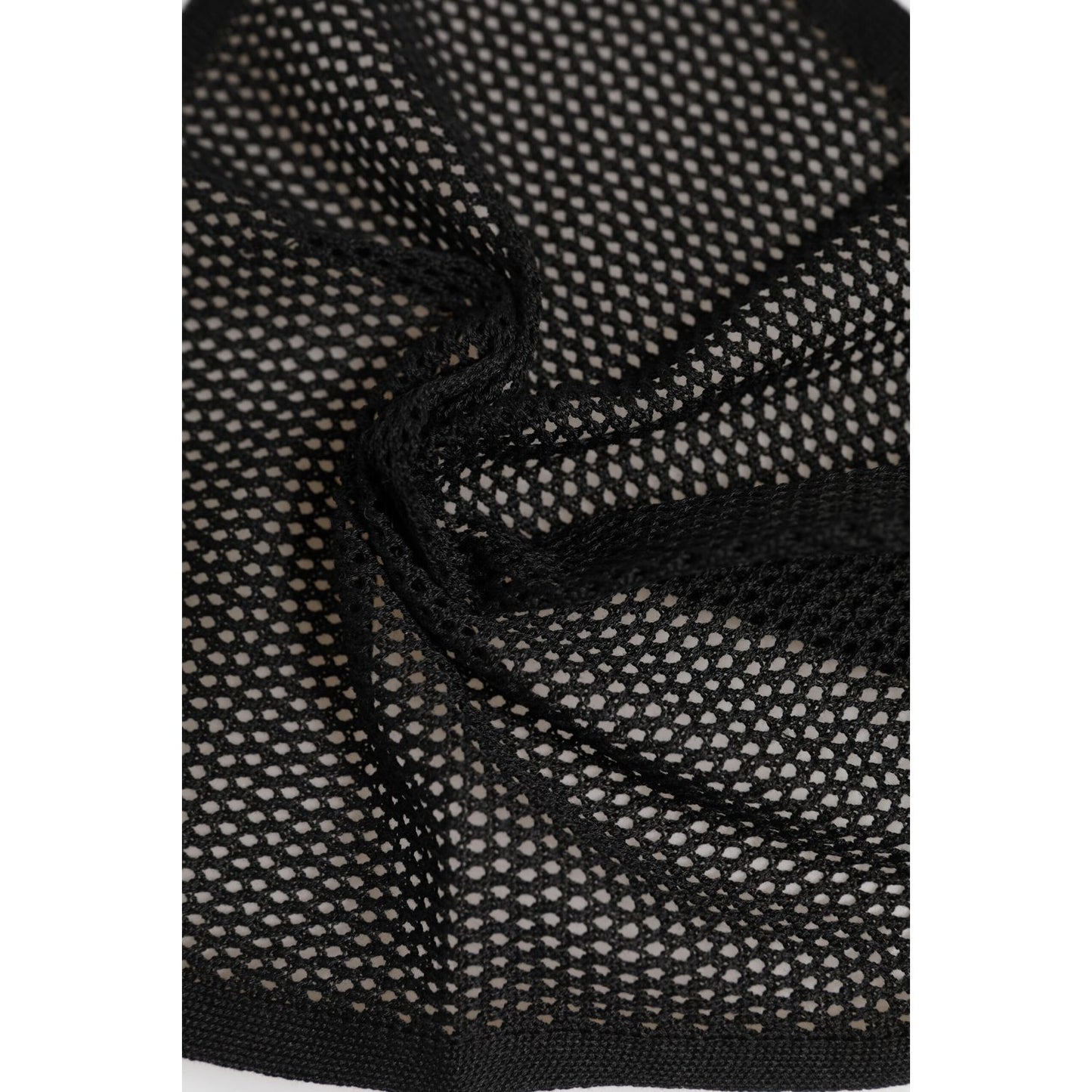 Dolce & Gabbana Black Patterned Cotton Square Foulard Scarf Dolce & Gabbana