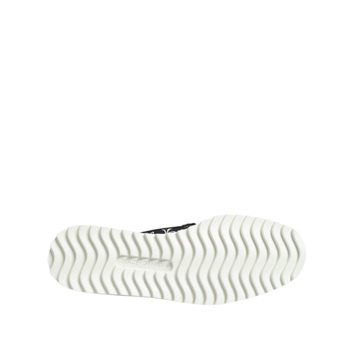 Dolce & Gabbana Black Slip On Printed Men Loafers Shoes Dolce & Gabbana