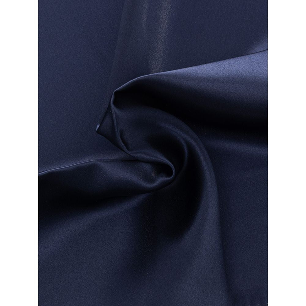 Dolce & Gabbana Blue Silk Pocket Square Dolce & Gabbana
