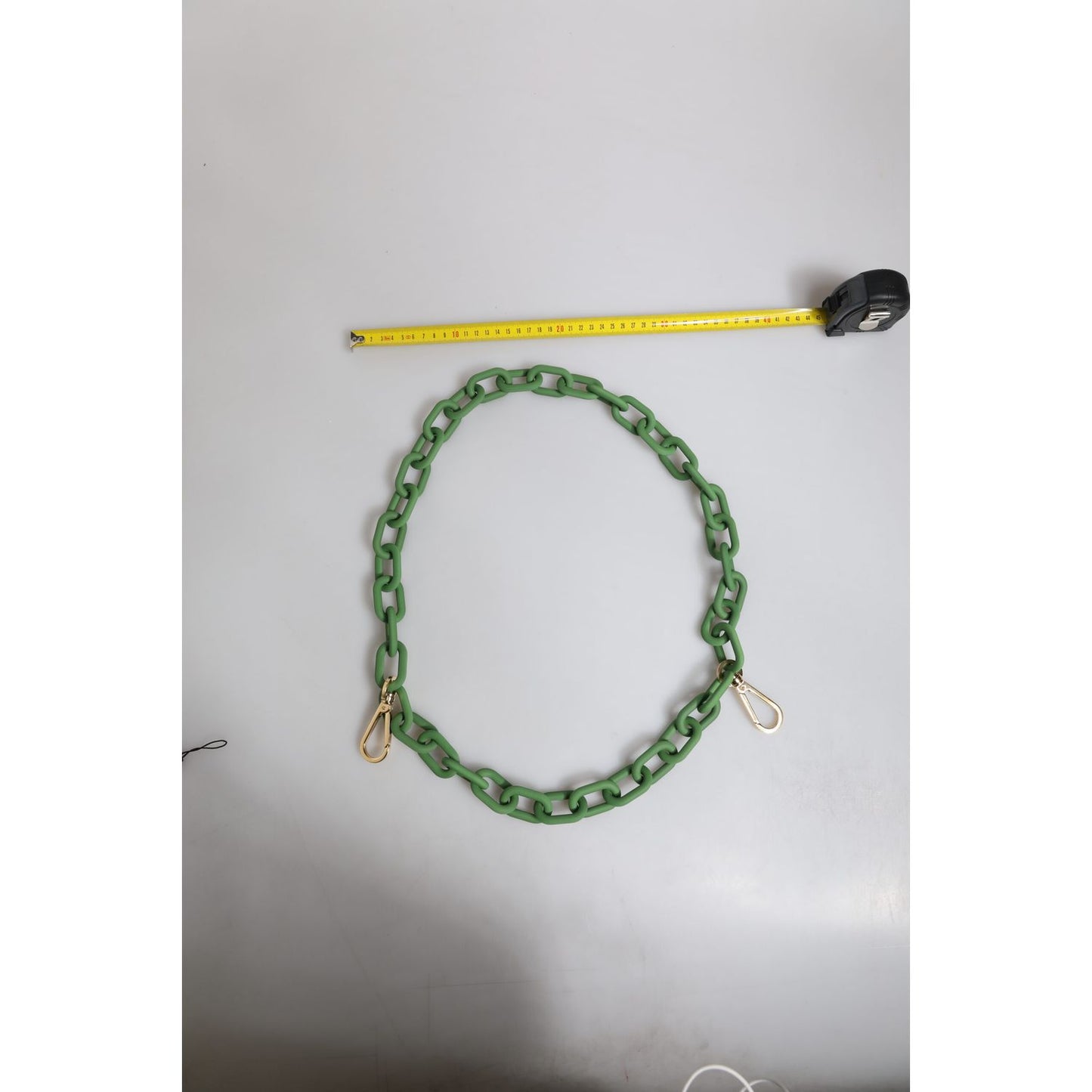 Dolce & Gabbana Green Plexy Acrylic Chunky Gold Hardware Wallet Chain Dolce & Gabbana