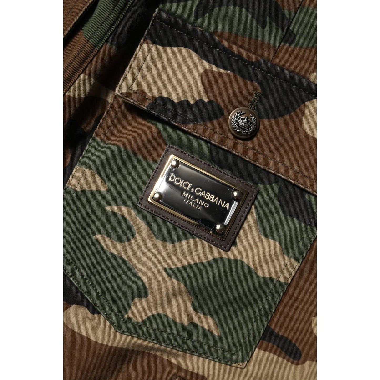 Dolce & Gabbana Multicolor Camouflage Cargo Pants Dolce & Gabbana