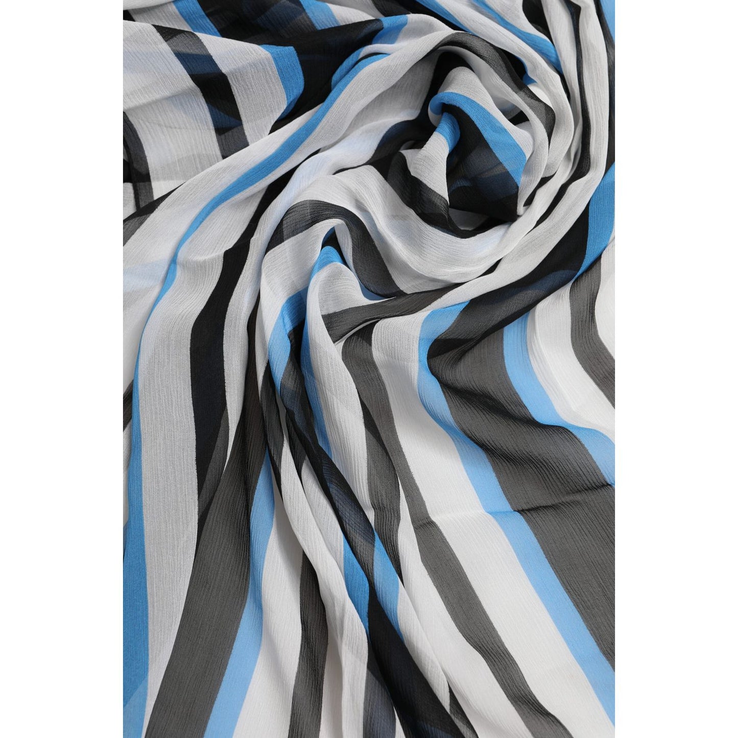 Dolce & Gabbana Multicolor Striped Neck Warmer Wrap Scarf Dolce & Gabbana