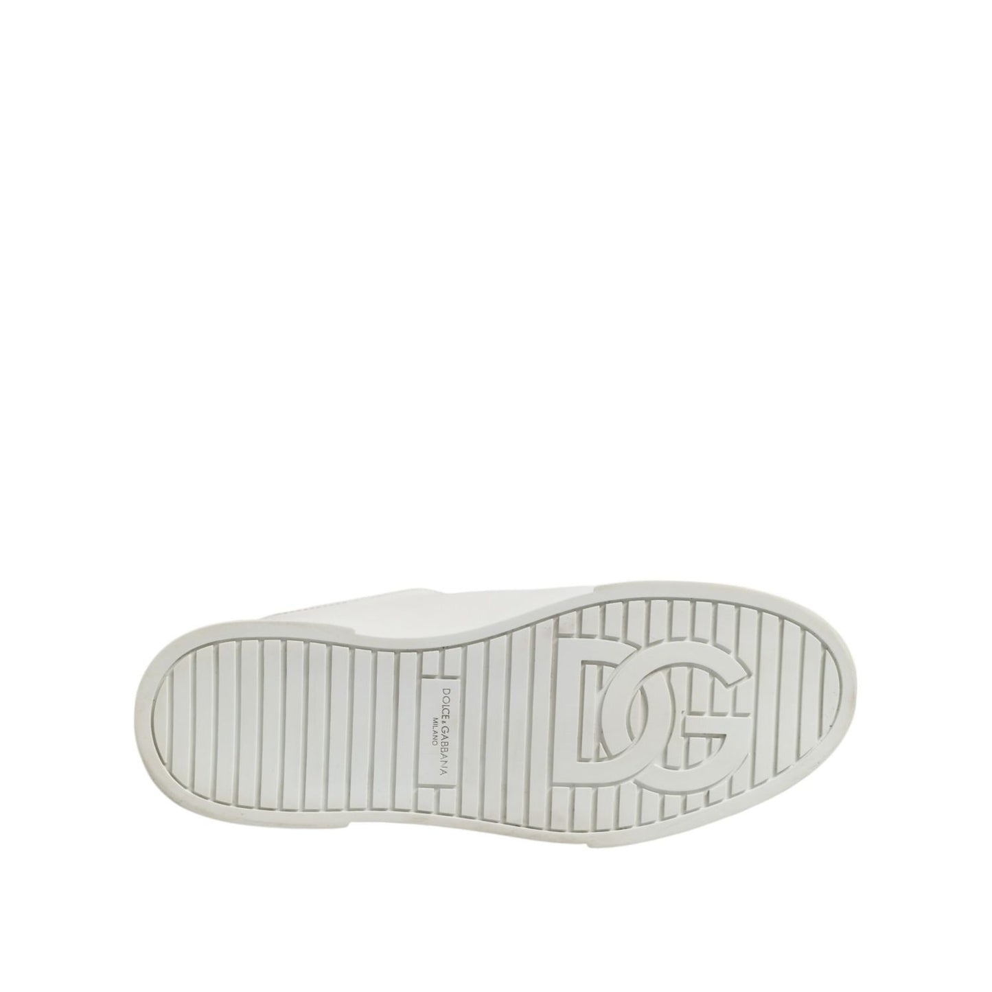 Dolce & Gabbana White Logo Lace Up Low Top Men Sneakers Shoes Dolce & Gabbana