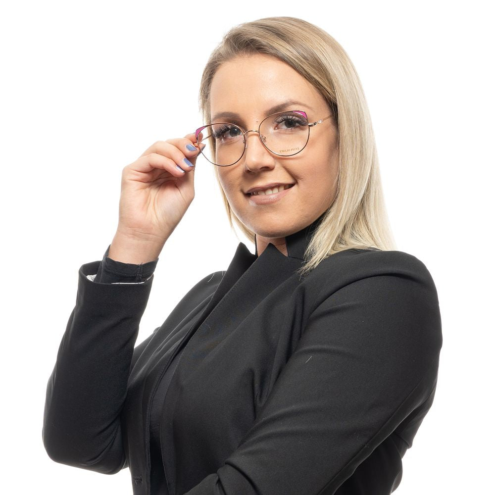 Emilio Pucci Rose Gold Metal Glasses (Frames) Emilio Pucci