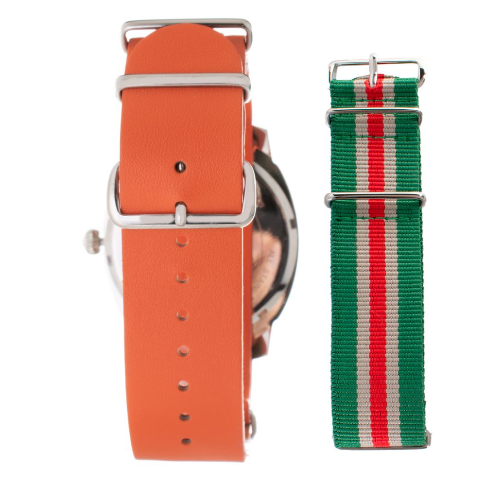 Folli Follie Orange Leather Dress Watch Folli Follie
