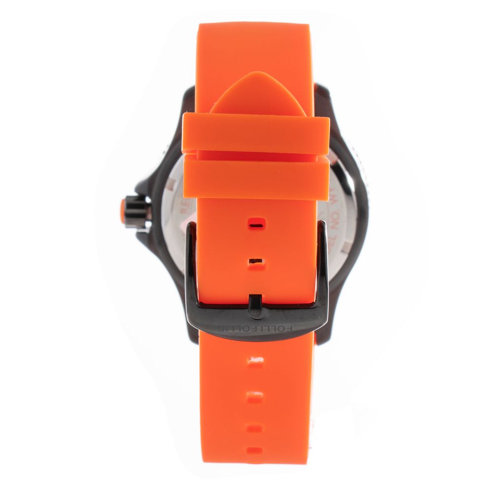 Folli Follie Orange Plastic Sport Watch Folli Follie