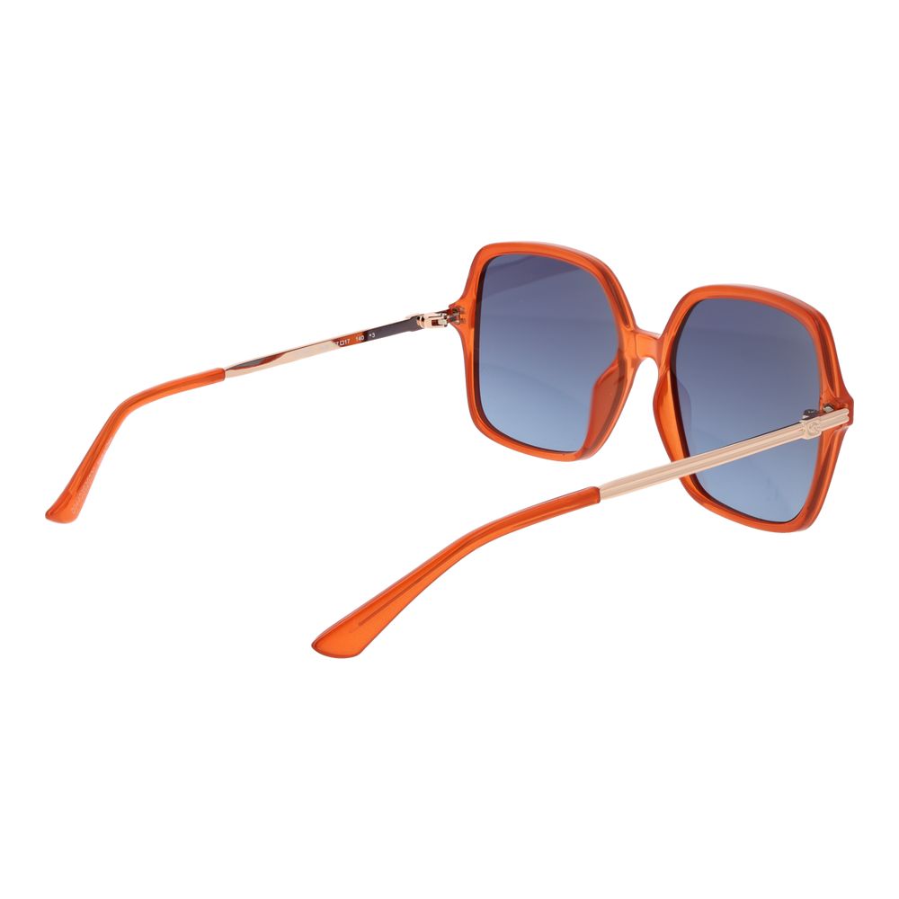 Guess Orange Plastic Sunglasses Guess