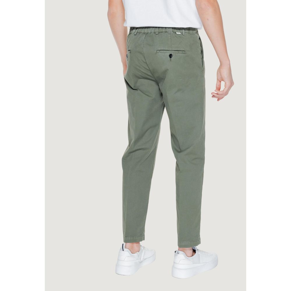 Liu Jo Green Cotton Casual Pants Liu Jo