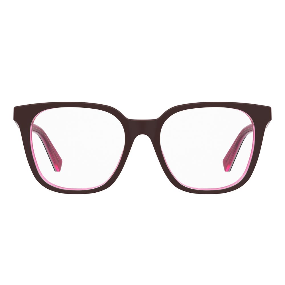Love Moschino Burgundy Acetate Glasses (Frames) Love Moschino