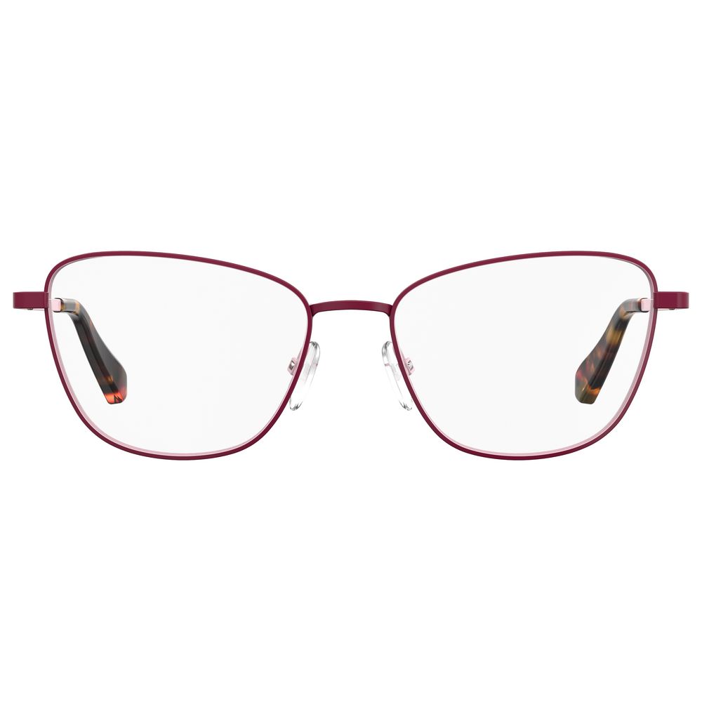 Love Moschino Red Metal Glasses (Frames) Love Moschino
