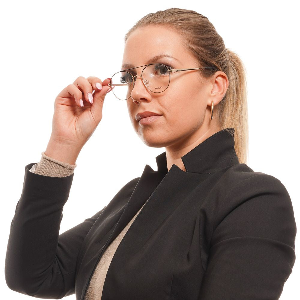 Max & Co Gold Metal Glasses (Frames) Max & Co