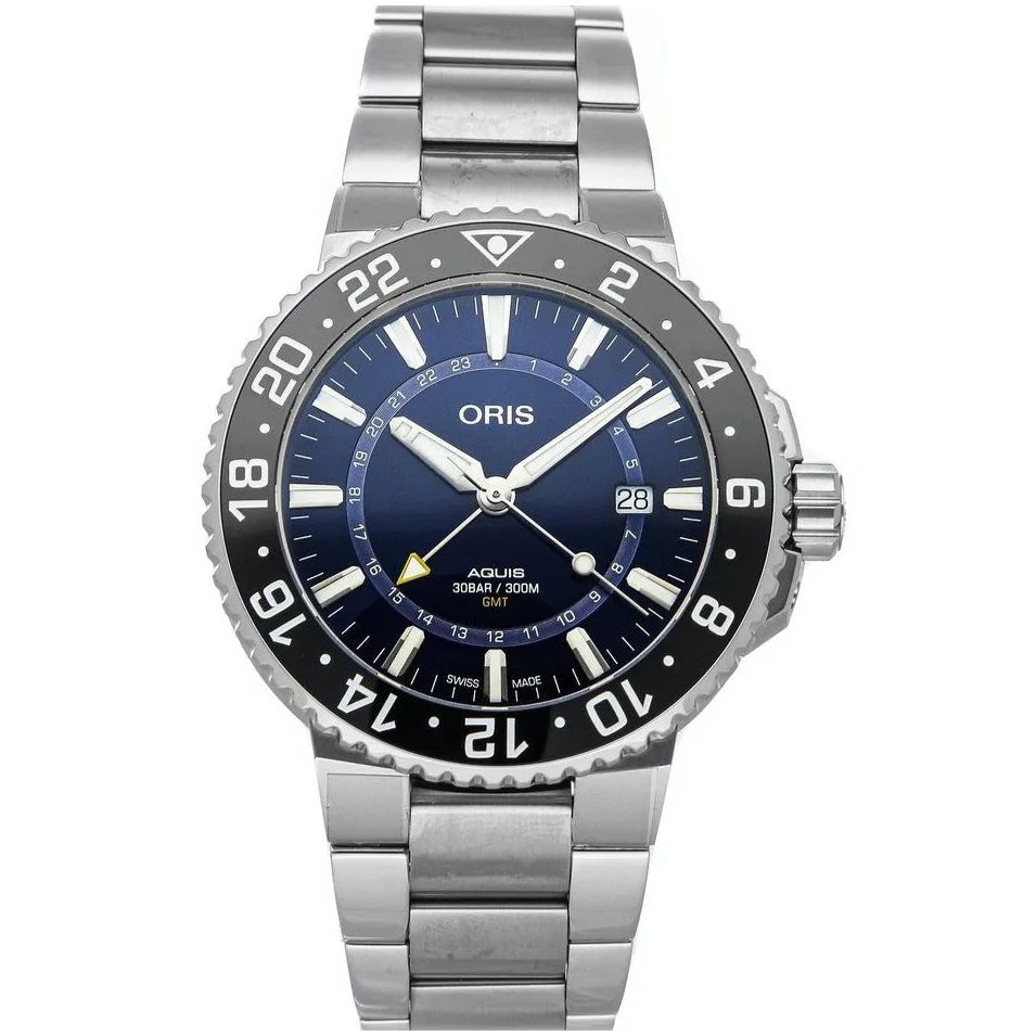 ORIS MOD. AQUIS GMT DATE WATCHES