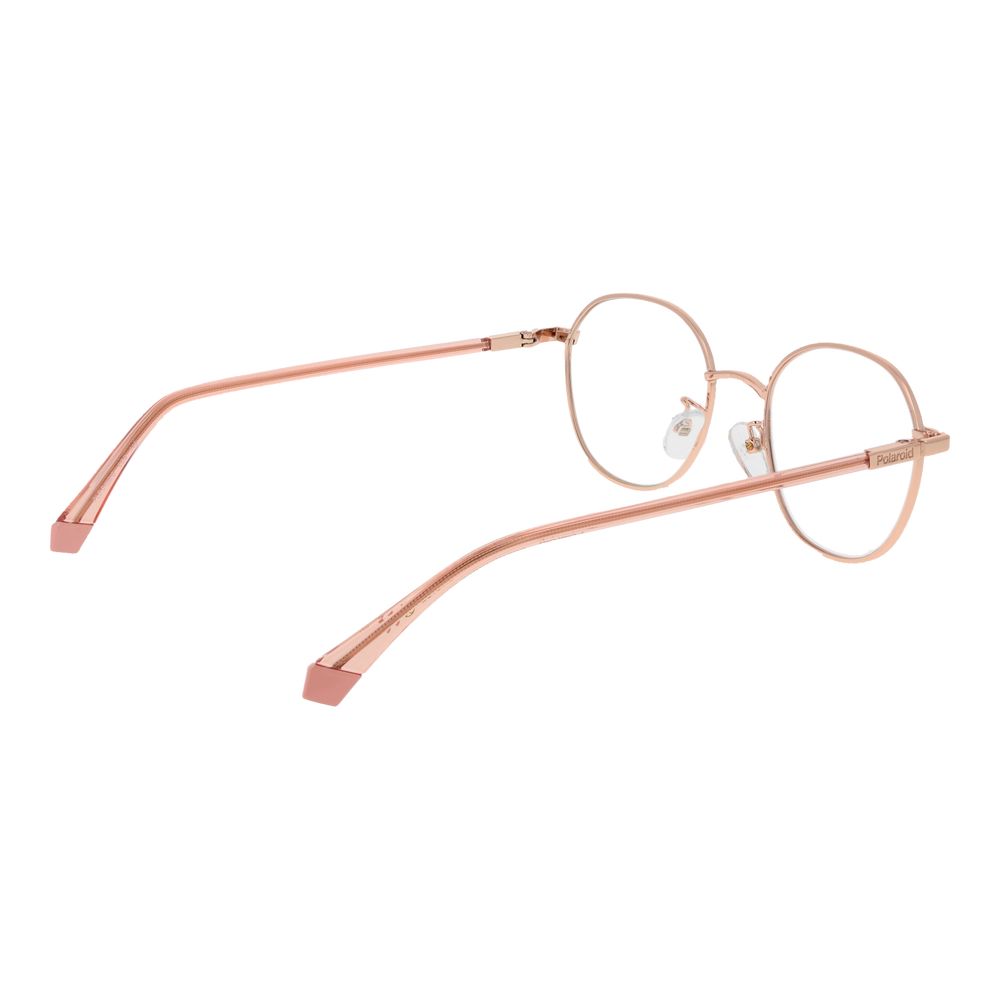 Polaroid Rose Gold Metal Glasses (Frames) Polaroid