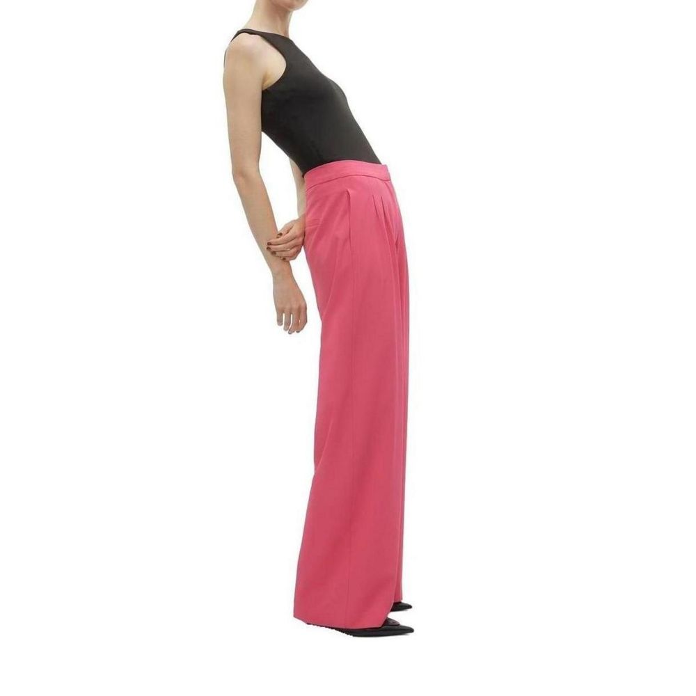 Vero Moda Pink Polyester Casual Pants Vero Moda