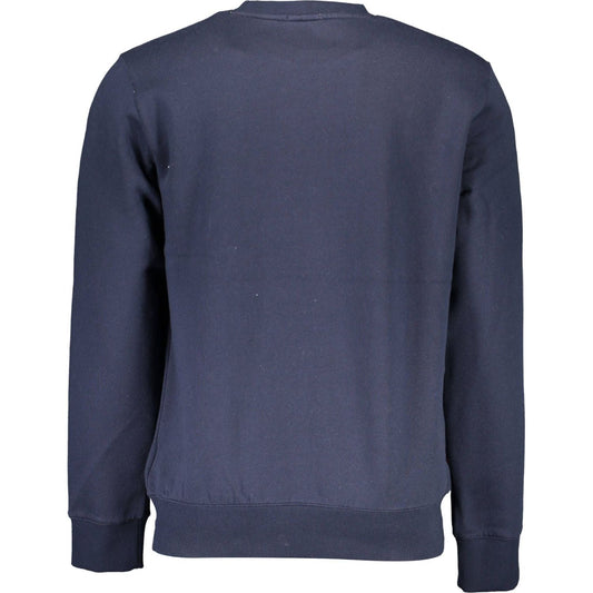 Chic Blue Organic Cotton Sweatshirt