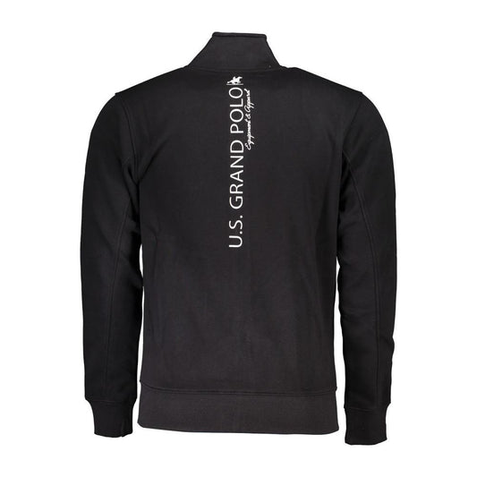 U.S. Grand Polo | Chic Fleece Long Sleeve Sweatshirt with Contrast Details| McRichard Designer Brands   