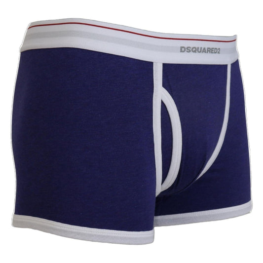 Dsquared² Chic Blue & White Cotton Stretch Trunks blue-white-logo-cotton-stretch-men-trunk-underwear IMG_6323-cfbcb6a1-942.jpg