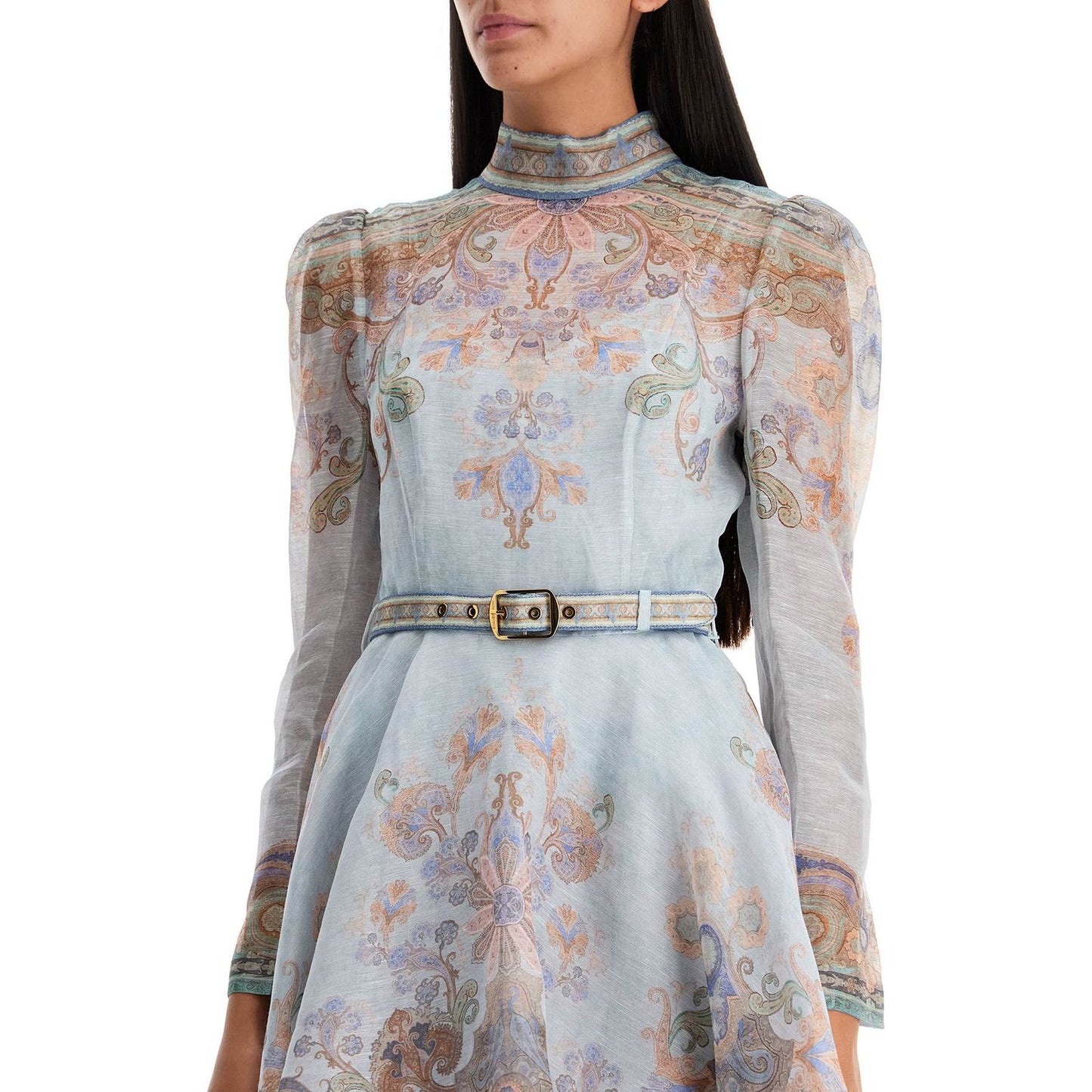 Zimmermann eden mini dress with belt Dresses Zimmermann