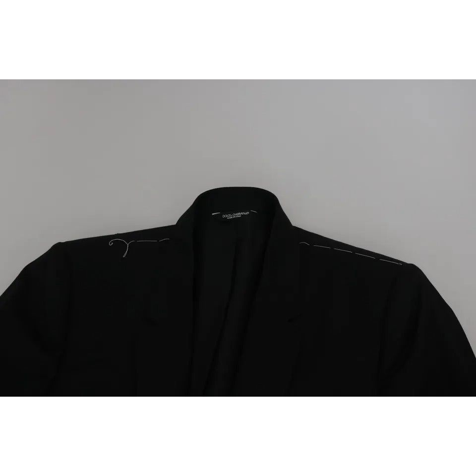 Dolce & GabbanaBlack Slim Jacket Coat Blazer MARTINIMcRichard Designer Brands£979.00