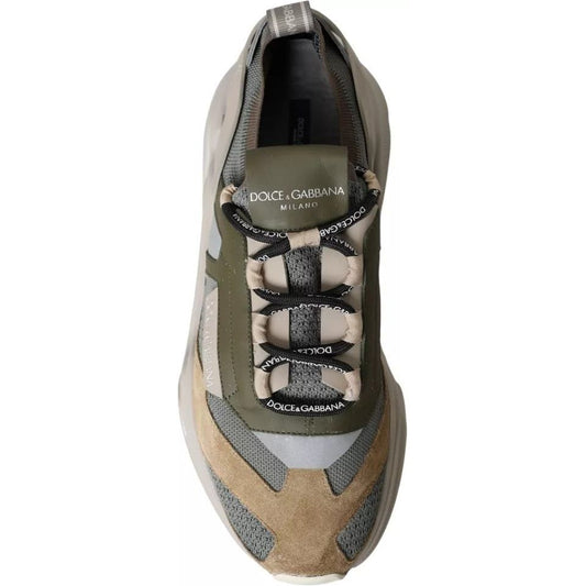 Green Beige Daymaster Low Top Sneakers Shoes