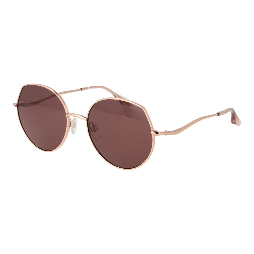 Trussardi Gold Metal Sunglasses